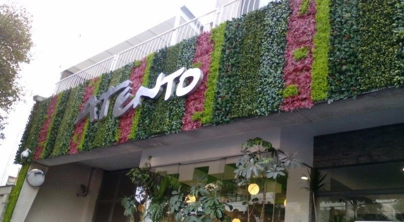 Jardines verticales artificiales para hoteles o restaurantes