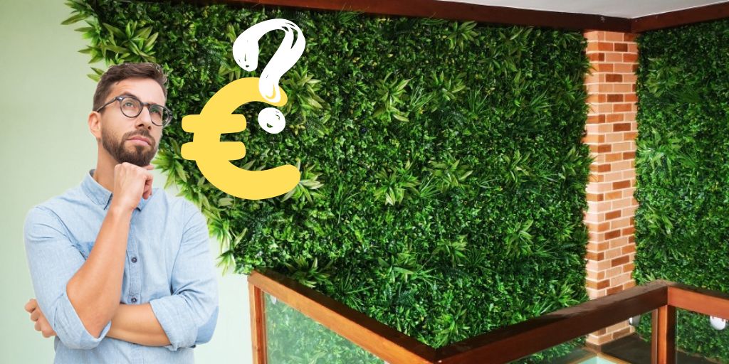 presupuesto para un jardín vertical artificial