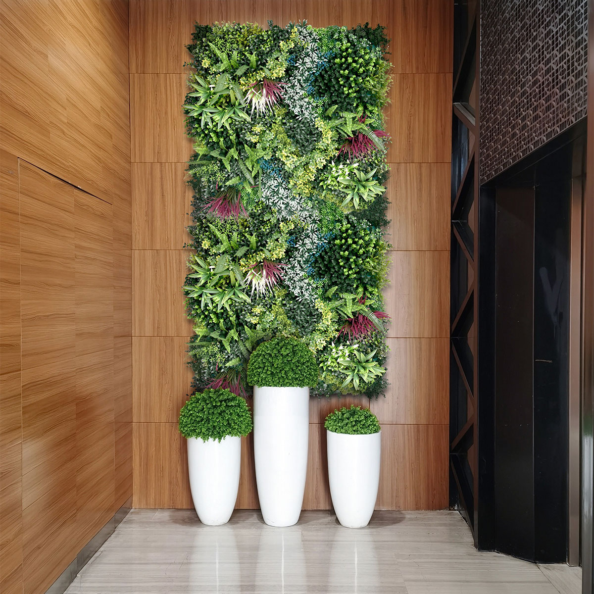 jardín vertical artificial