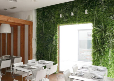 jardines verticales artificiales